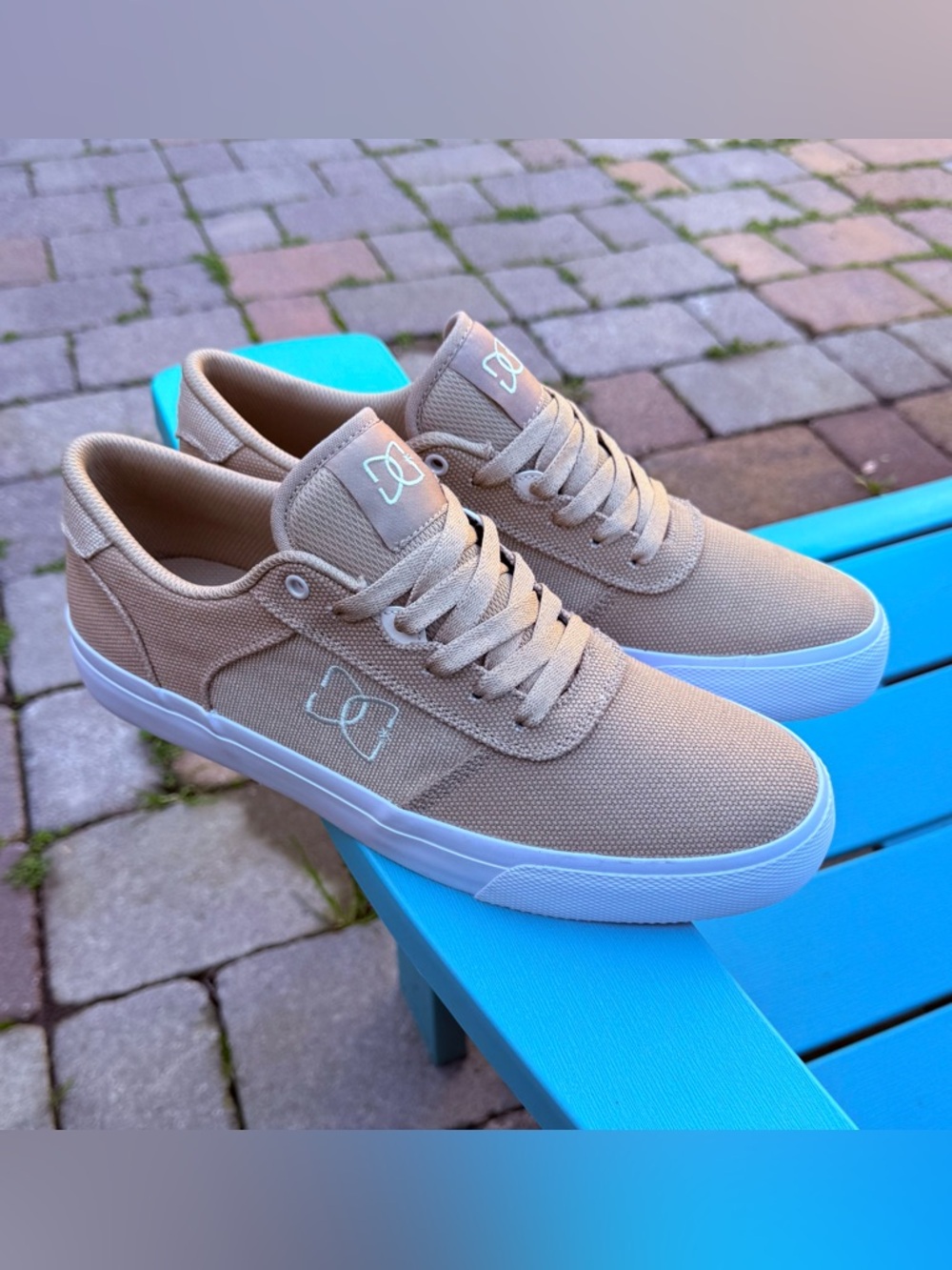 Mens DC Teknic TX SE Skateboarding Sneakers - (Tan) US Size 11 - New Without Box
